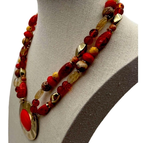 Handmade Beaded Necklace & Bracelet Set    N81 - Picture 3 of 7